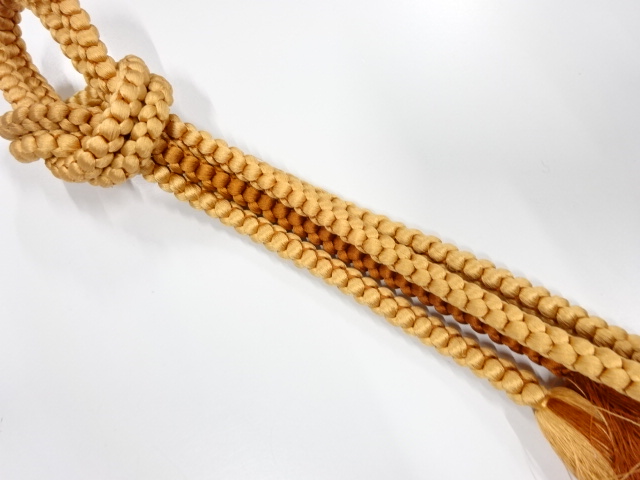 正絹　手組帯締め